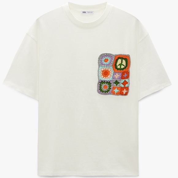 Zara Other - Zara Men’s Tshirt crochet pocket